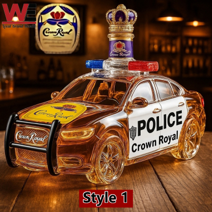 Police Car Whiskey Bottle