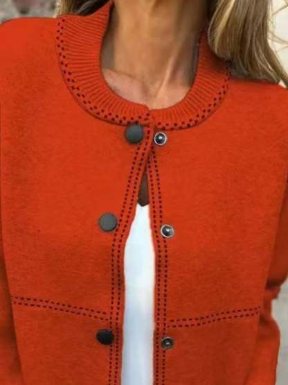 Hazel Blues® | Button Up Long Sleeve Cardigan