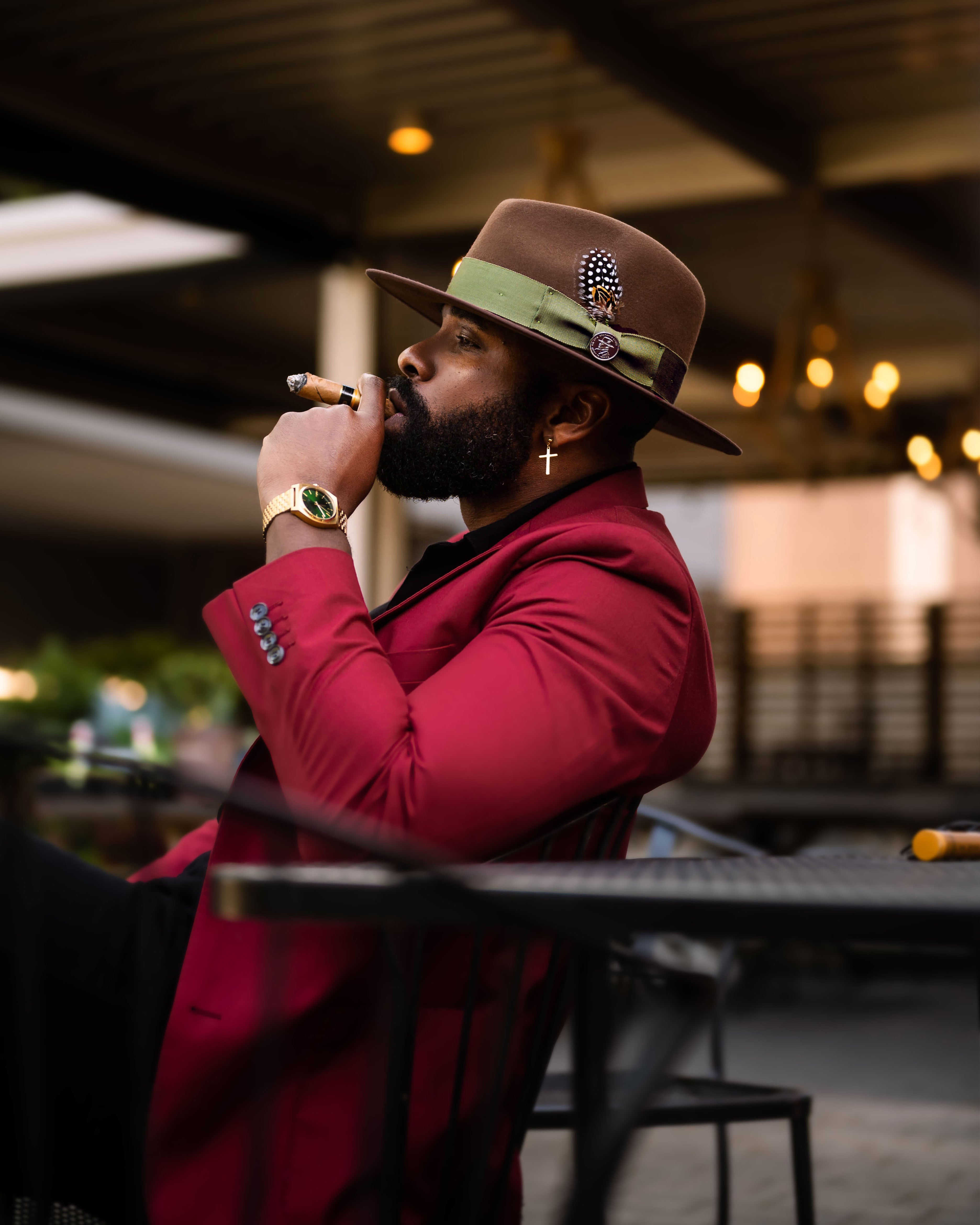 James Fedora Hat -Brown