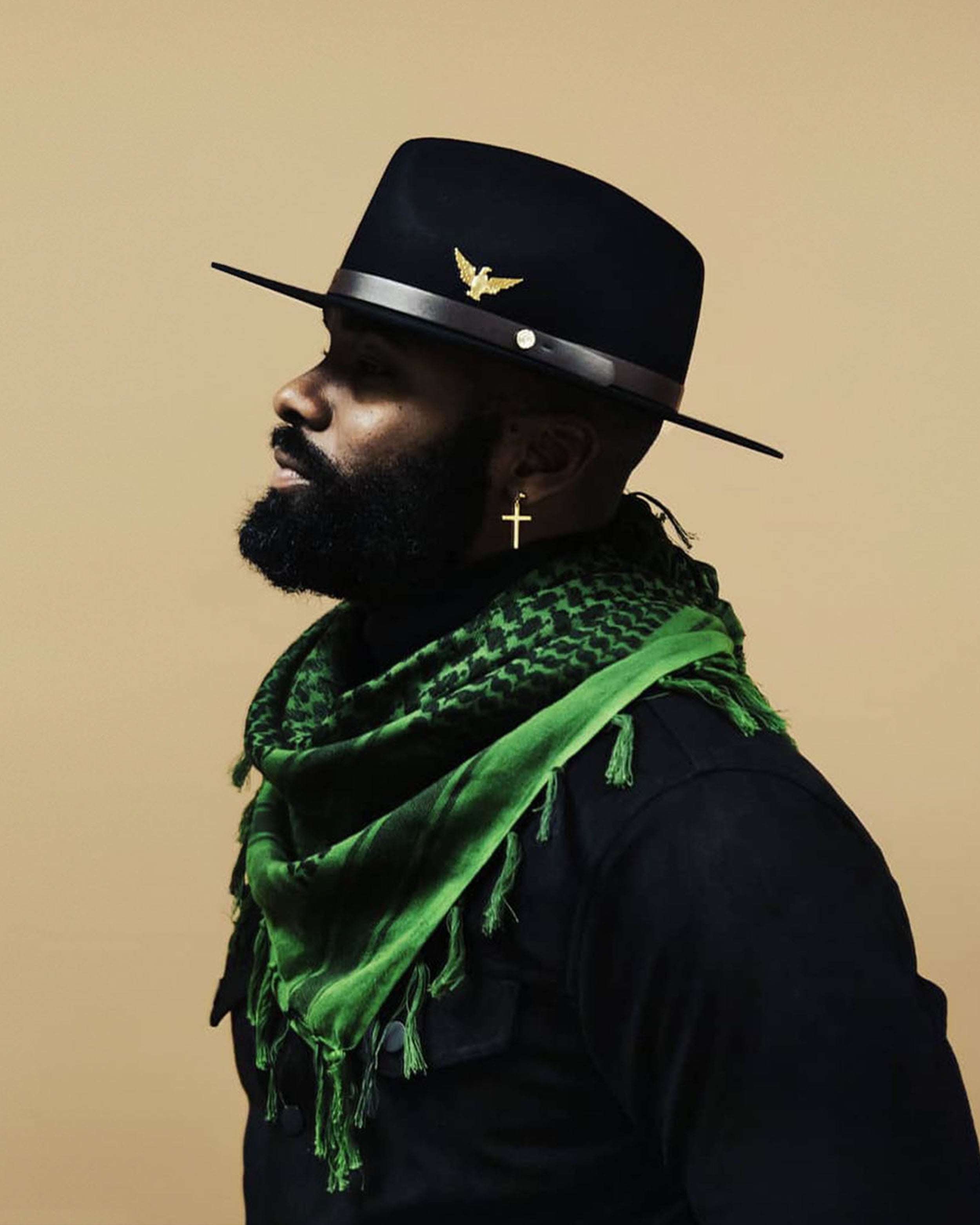 Geoffery Fedora Hat -Black