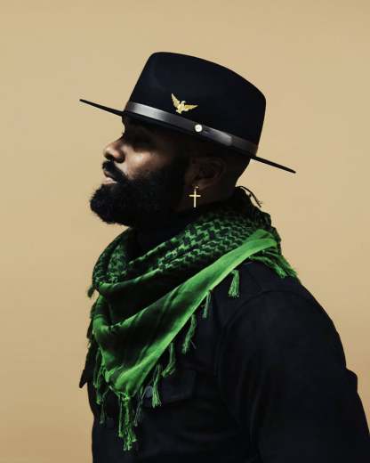 Geoffery Fedora Hat -Black