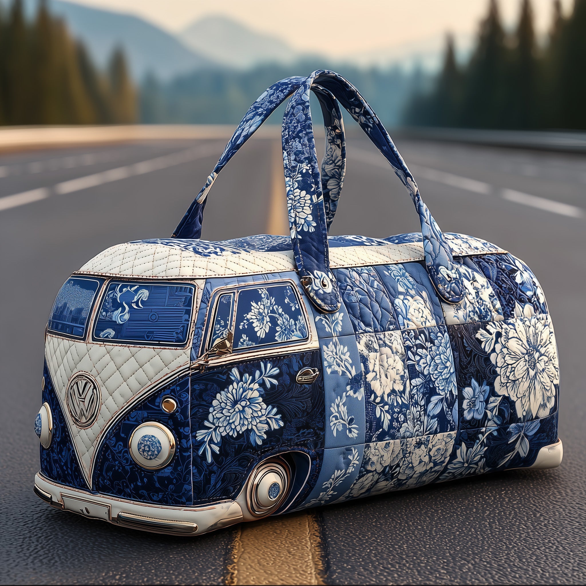 Indigo Van Quilted Duffle Bag GFTOTP12120