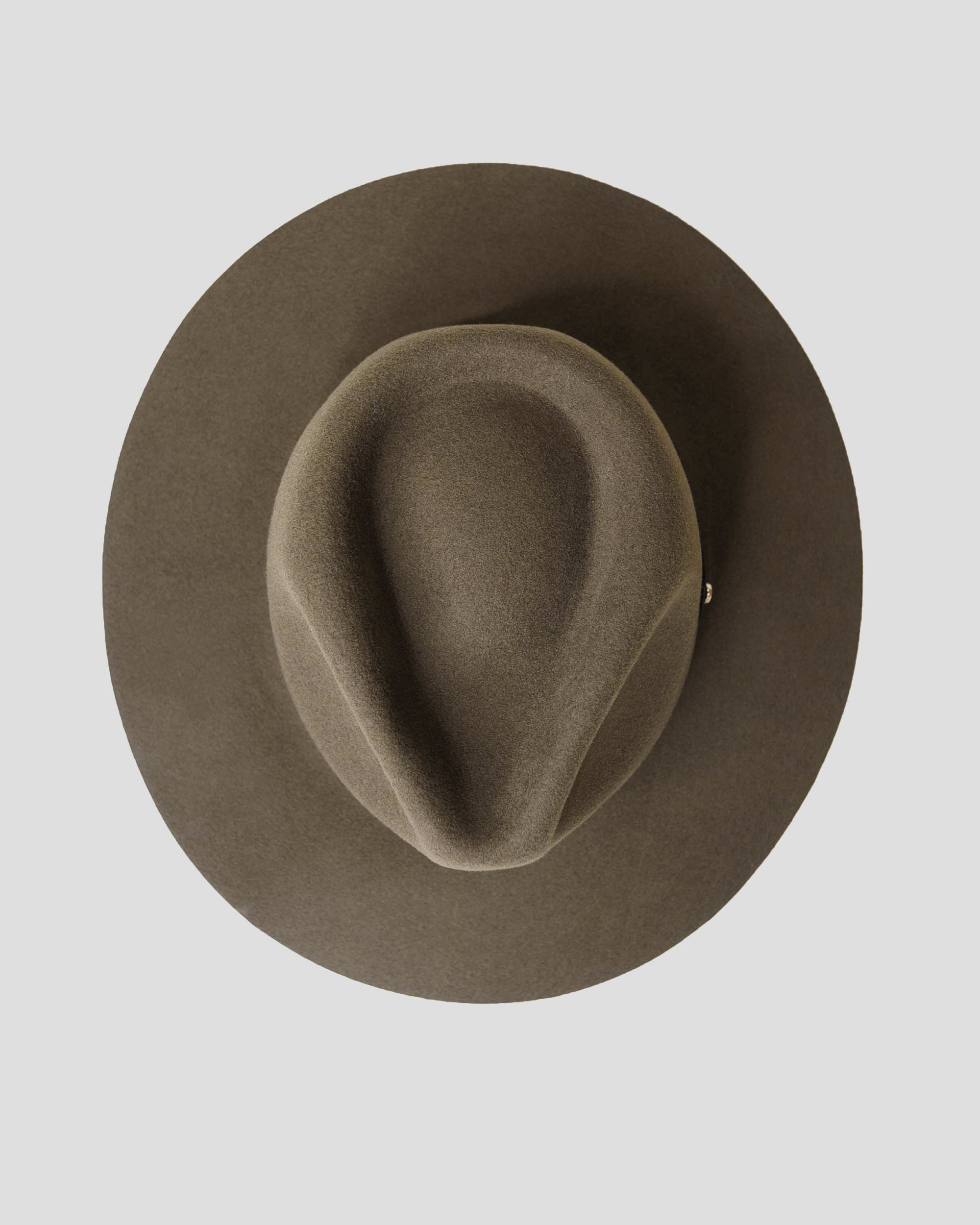 Geoffery Fedora Hat  -Dark Olive