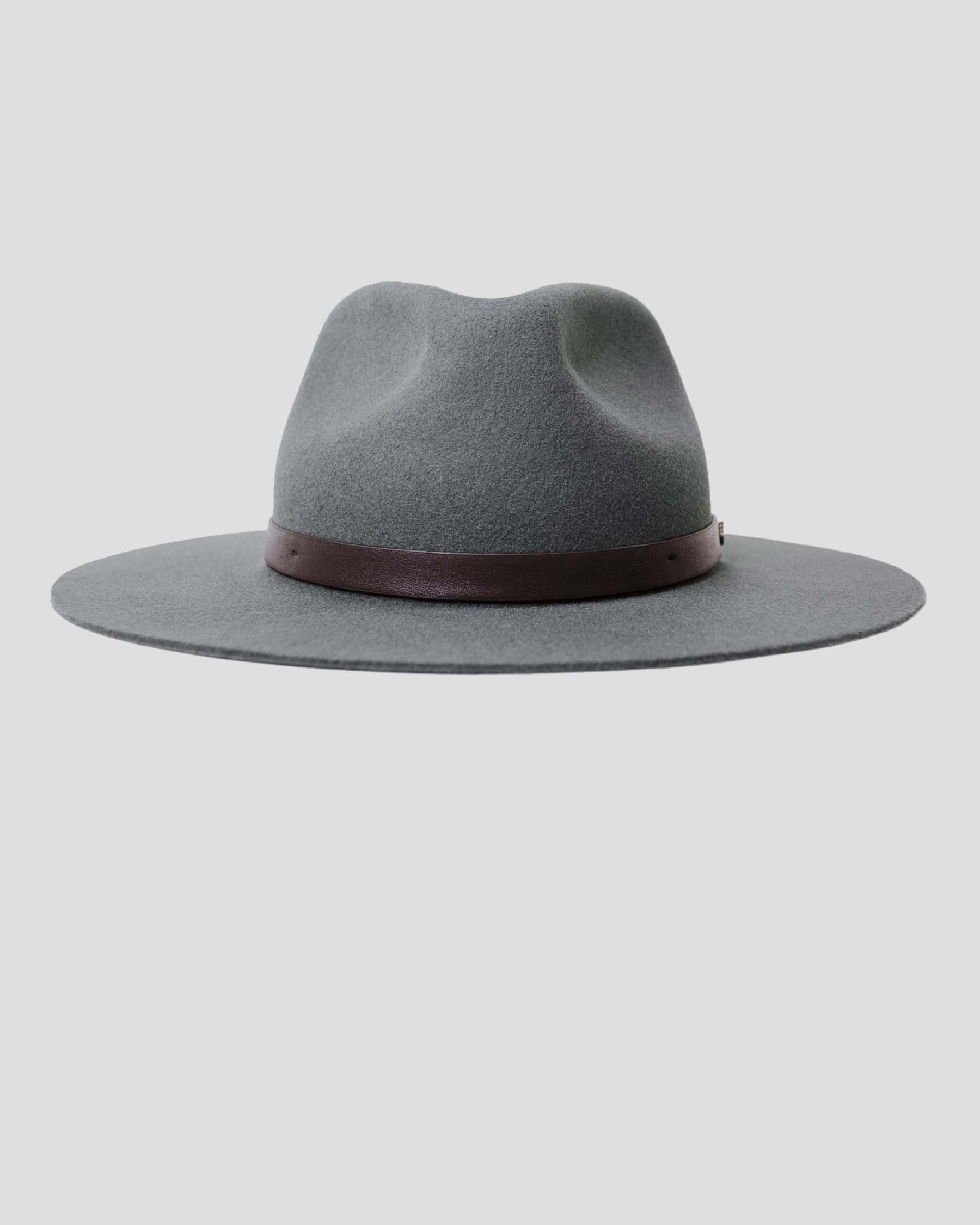 Geoffery Fedora Hat -Dark Grey