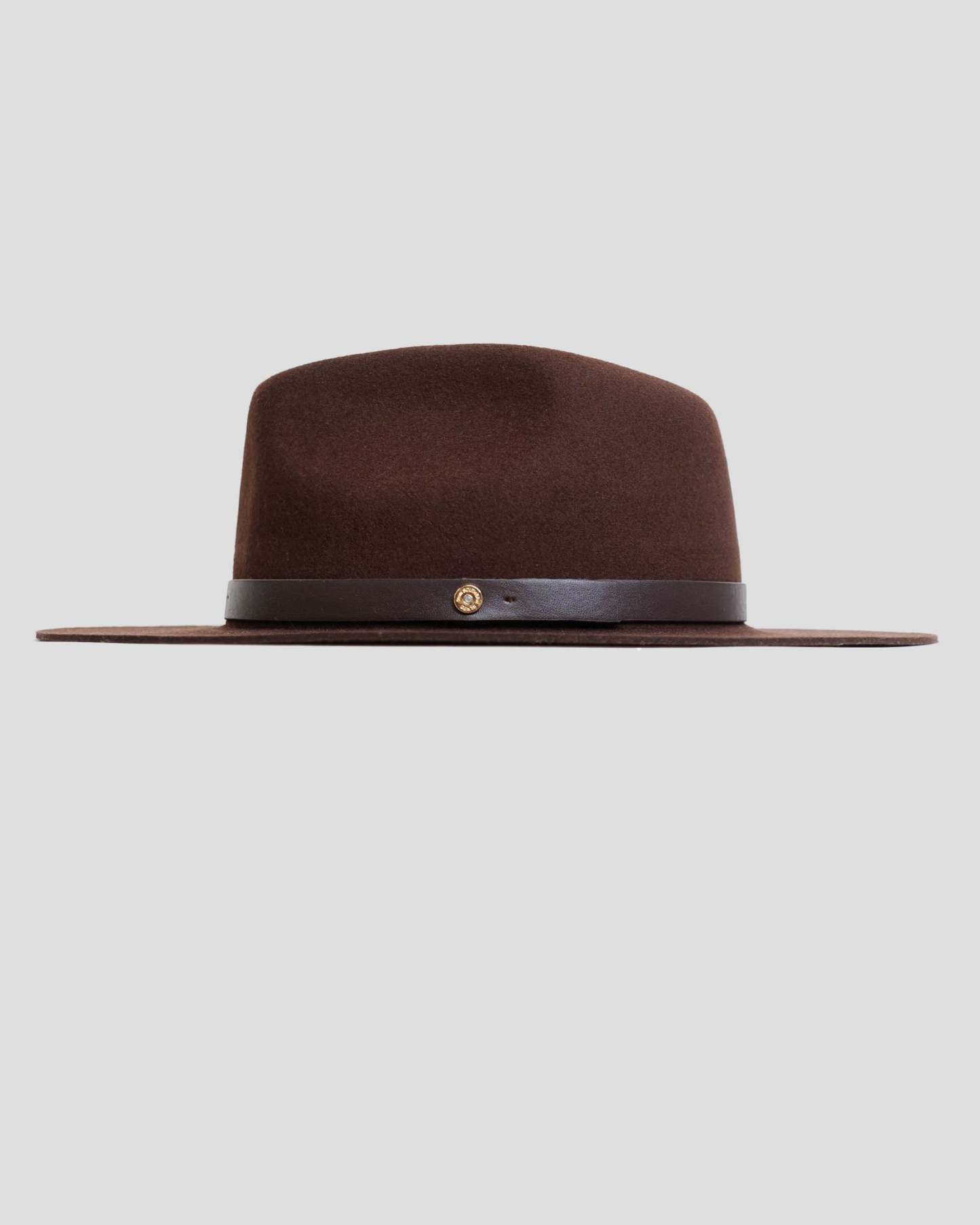 Geoffery Fedora Hat -Brown