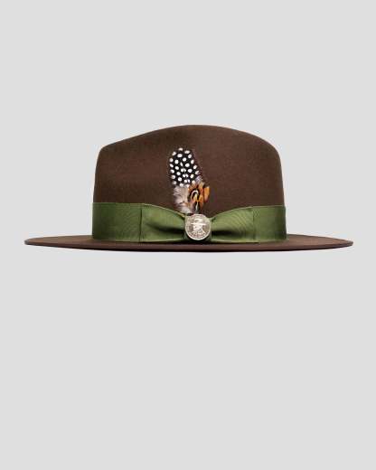 James Fedora Hat -Brown