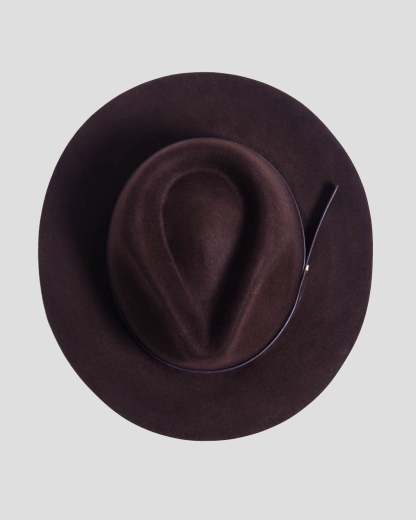 Geoffery Fedora Hat -Brown