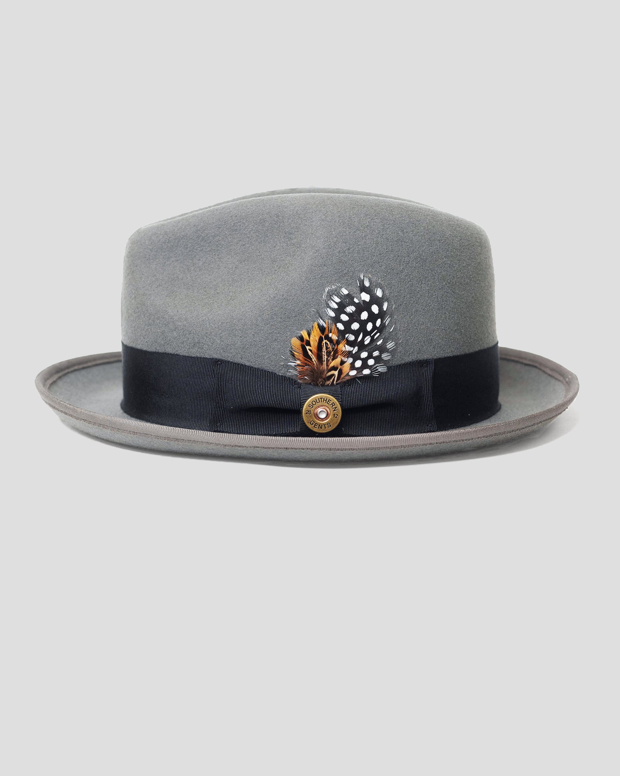 Trilby Fedora Hat -Grey