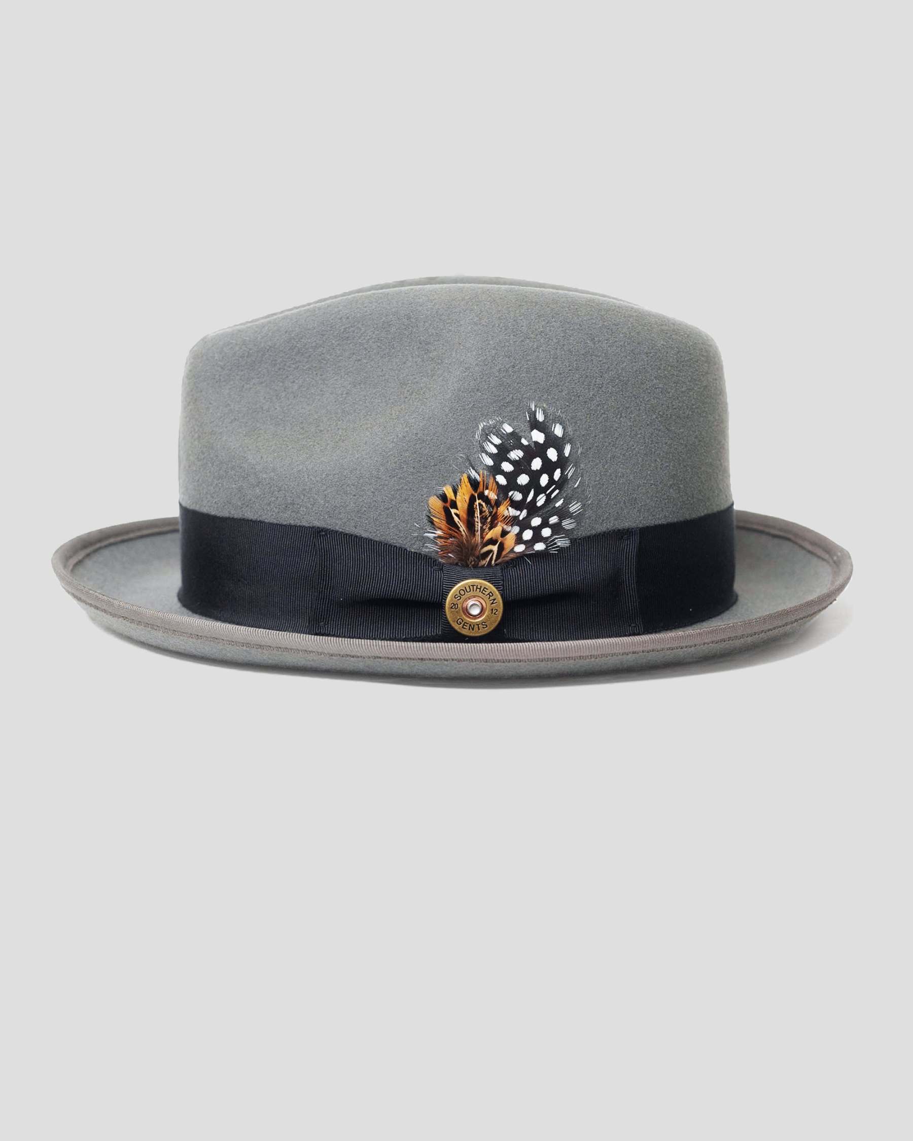 Trilby Fedora Hat -Grey