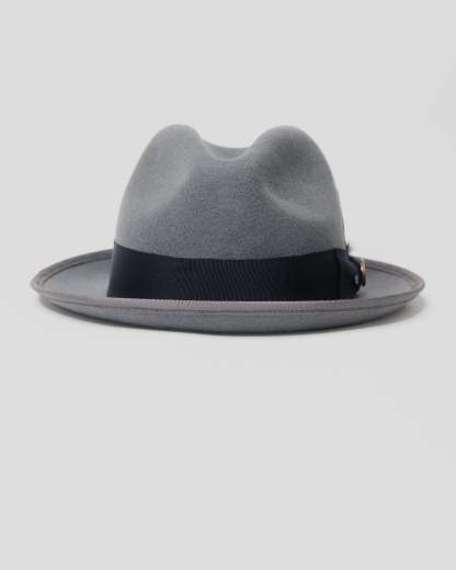 Trilby Fedora Hat -Grey