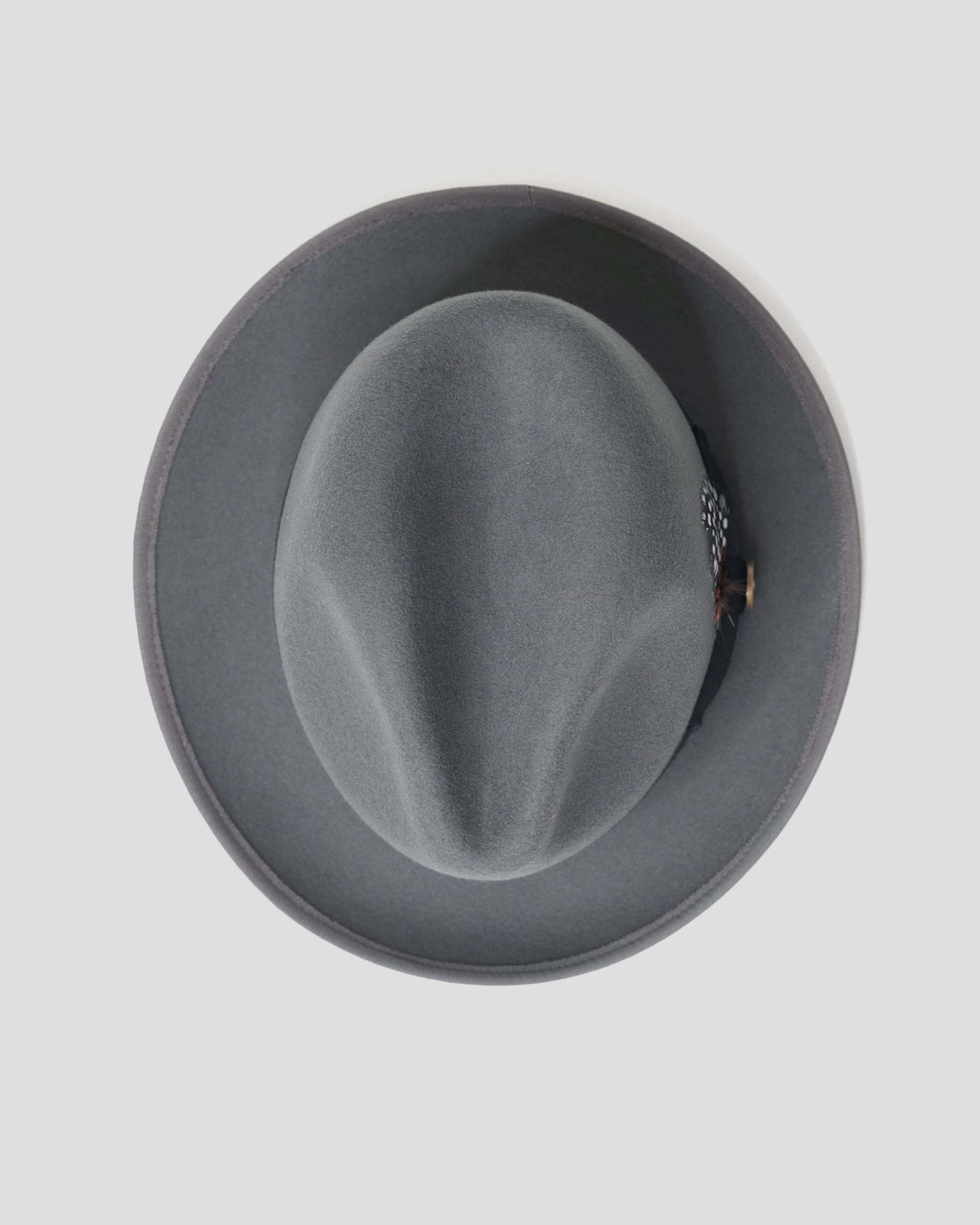 Trilby Fedora Hat -Grey