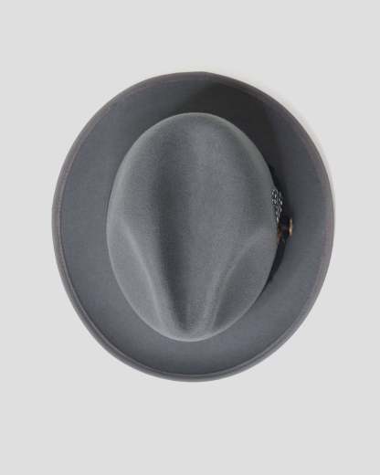 Trilby Fedora Hat -Grey