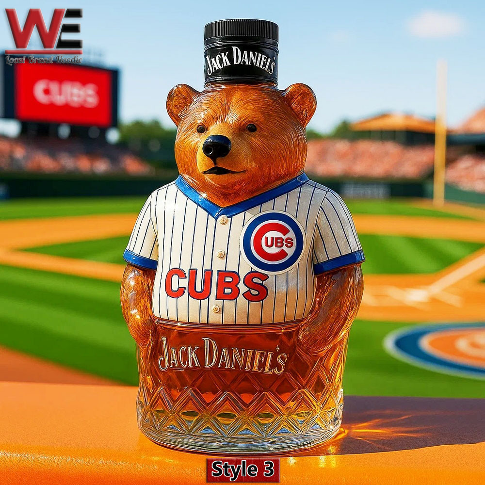 Crown Royal Chicago Cubs Whisky Bottle