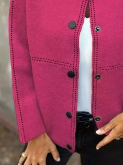 Hazel Blues® | Button Up Long Sleeve Cardigan