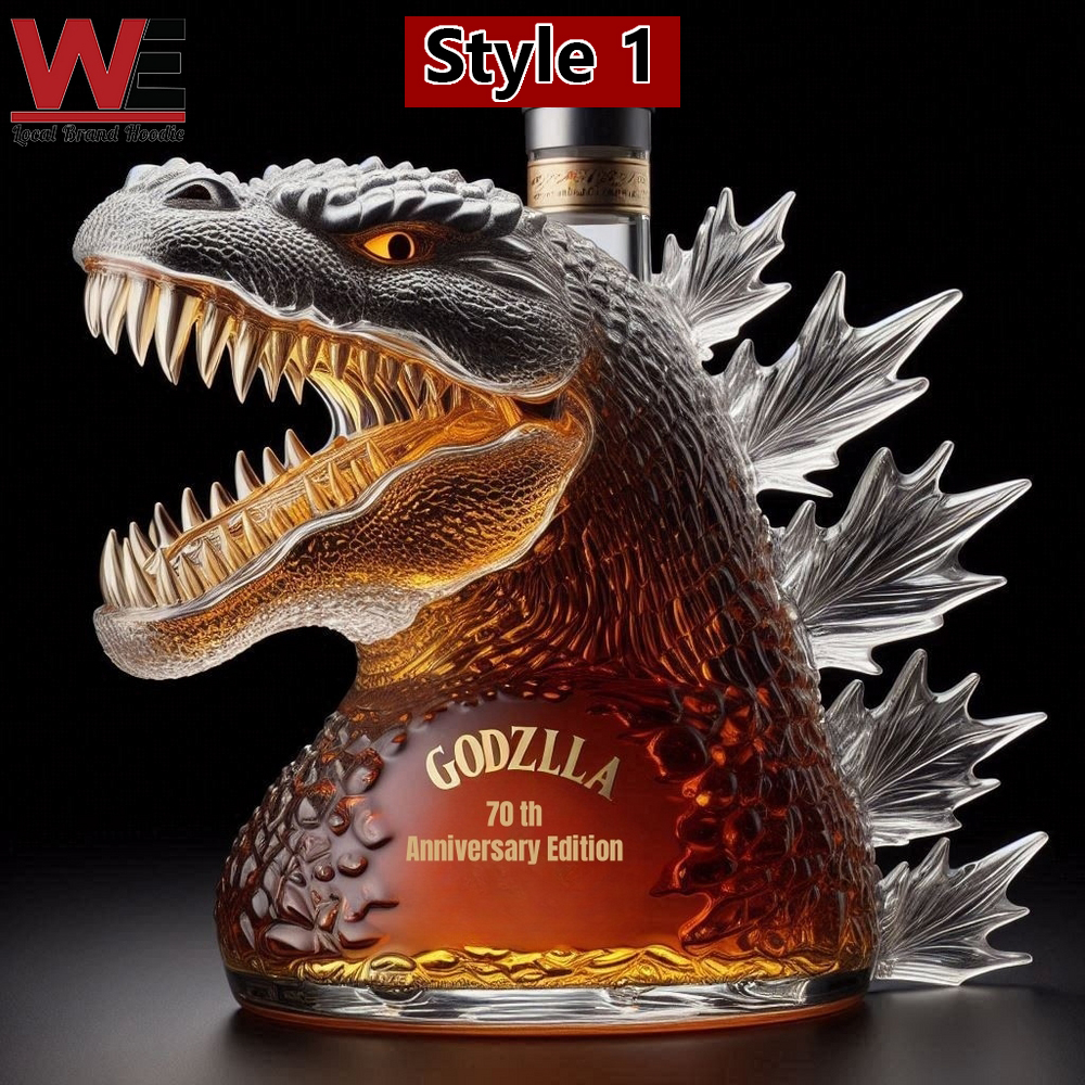 Jack Daniel’s Godzilla 70th Anniversary Whiskey Bottle