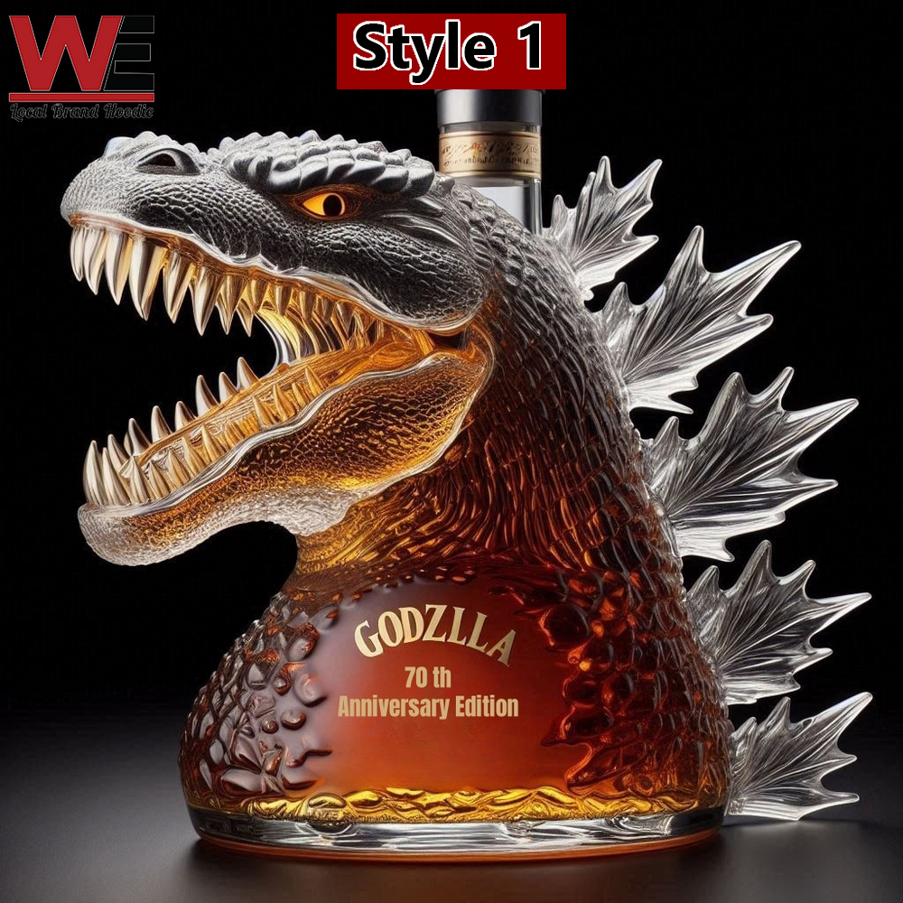 Jack Daniel’s Godzilla 70th Anniversary Whiskey Bottle