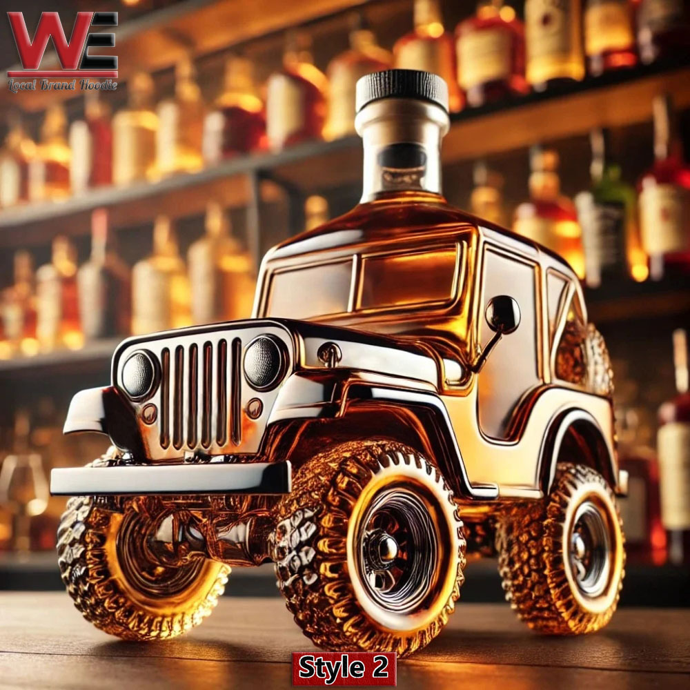 Jeep Whiskey Bottle