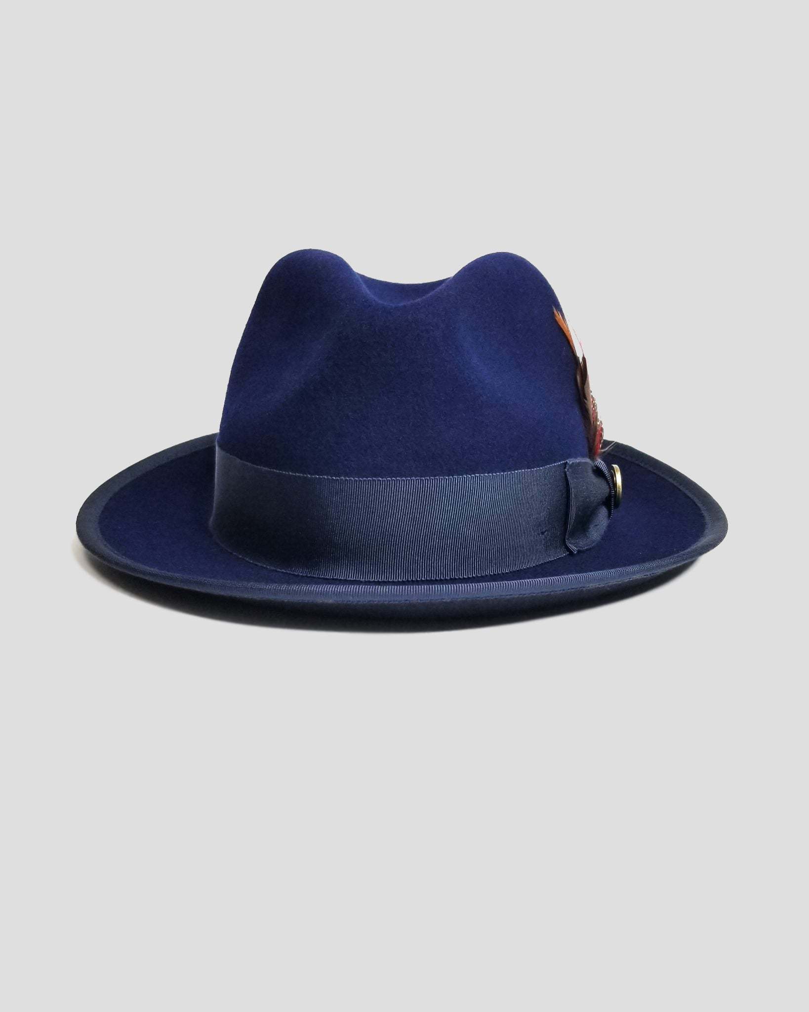 Trilby Fedora Hat -Navy