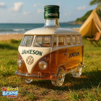 Volkswagen T1 Camper Van Decanter Whiskey Bottle