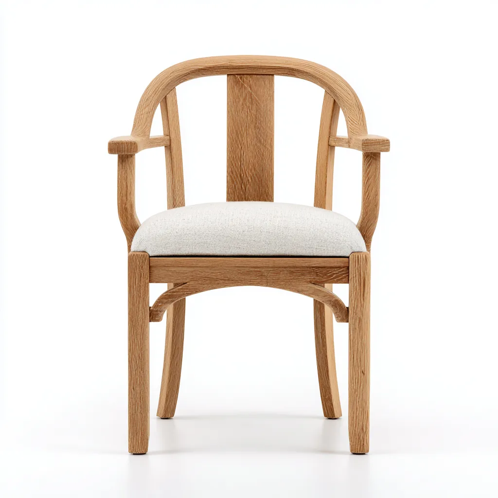 Poltrona Da Giardino - Legno Massello E Tessuto - 60X54X84 Cm - Naturale-Beige - Stile Naturale-Airyene