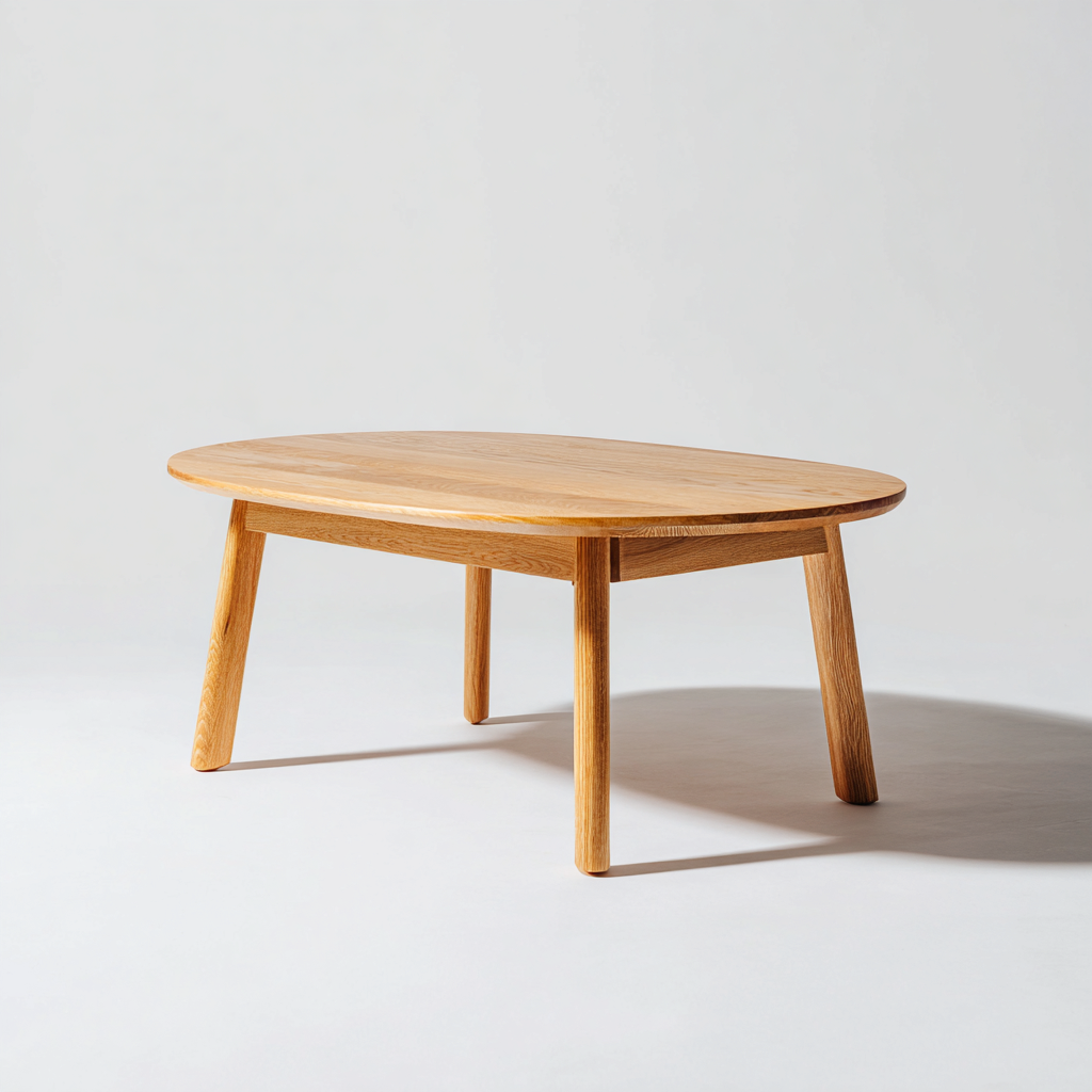 Tavolo Da Giardino - Legno Massello - 115X65X48 Cm - Naturale - Design Minimalista-Airyene