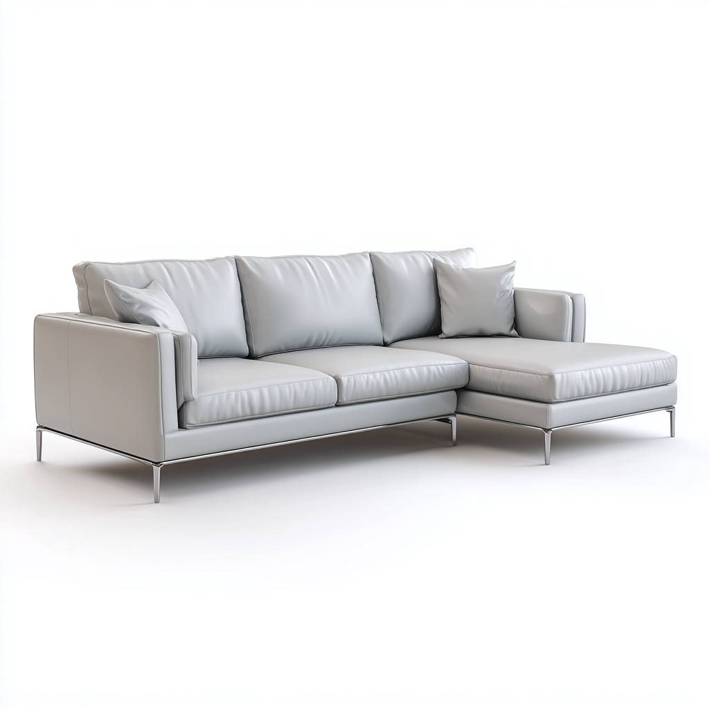 Divano Angolare Tessuto 280x170 Cm Grigio Scuro Per Soggiorno Design Moderno-Airyene