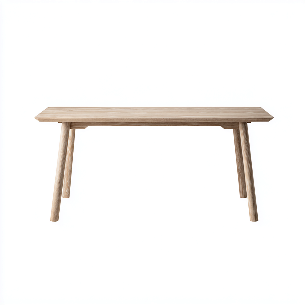 Tavolo Da Giardino - Legno - 150X70X75 Cm - Naturale - Design Minimalista - Per Esterno-Airyene