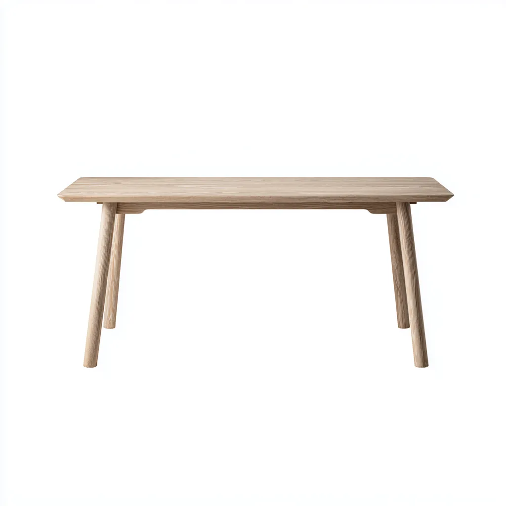 Tavolo Da Giardino - Legno - 150X70X75 Cm - Naturale - Design Minimalista - Per Esterno-Airyene