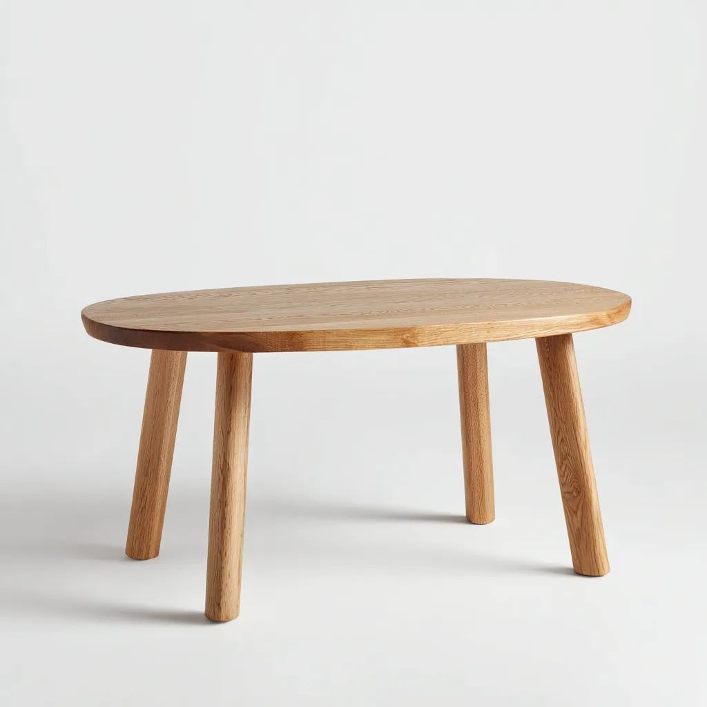 Tavolo Da Giardino - Legno - 100X65X48 Cm - Legno Naturale - Design Moderno - Per Esterno-Airyene