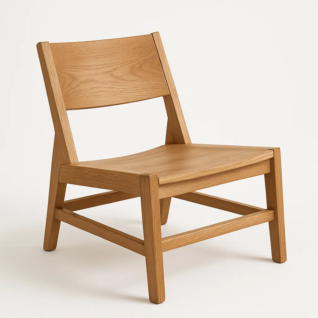 Sedia in legno di rovere-Livinistry