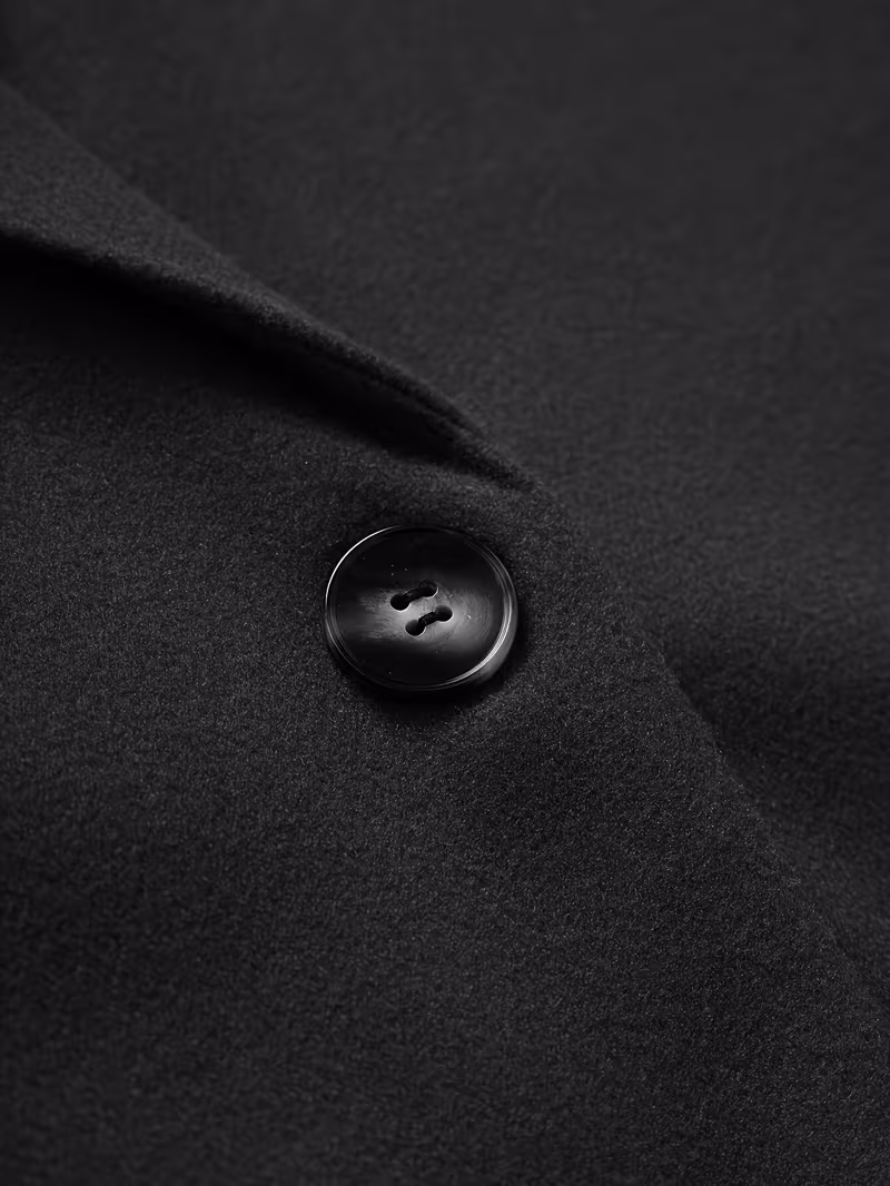 Women's elegant coat - Long formal and professional outerwear, machine-washable winter coat, featuring a three-dimensional H-shaped silhouette, suitable for office, party and daily wear.