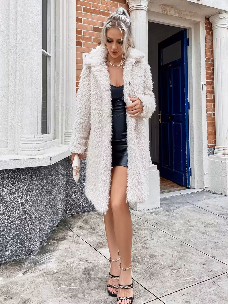 Women's Outerwear Fall Fashion Solid Button Lightweight Coat Pocket Coat