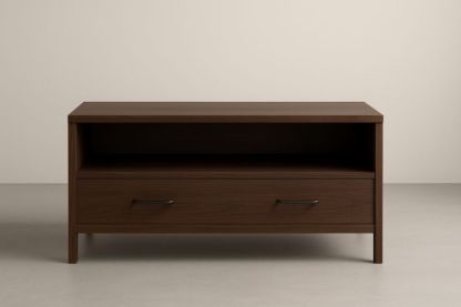 Tavolino Porta TV in Legno MDF Marrone