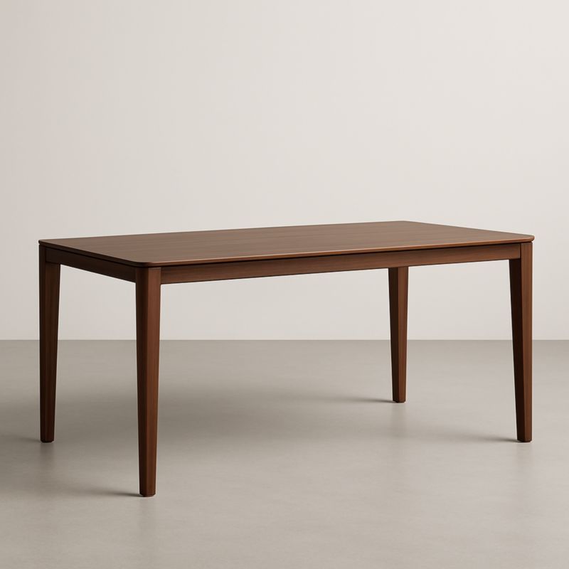 Tavolo da Pranzo Rettangolare in Legno 180x90x75 cm Marrone