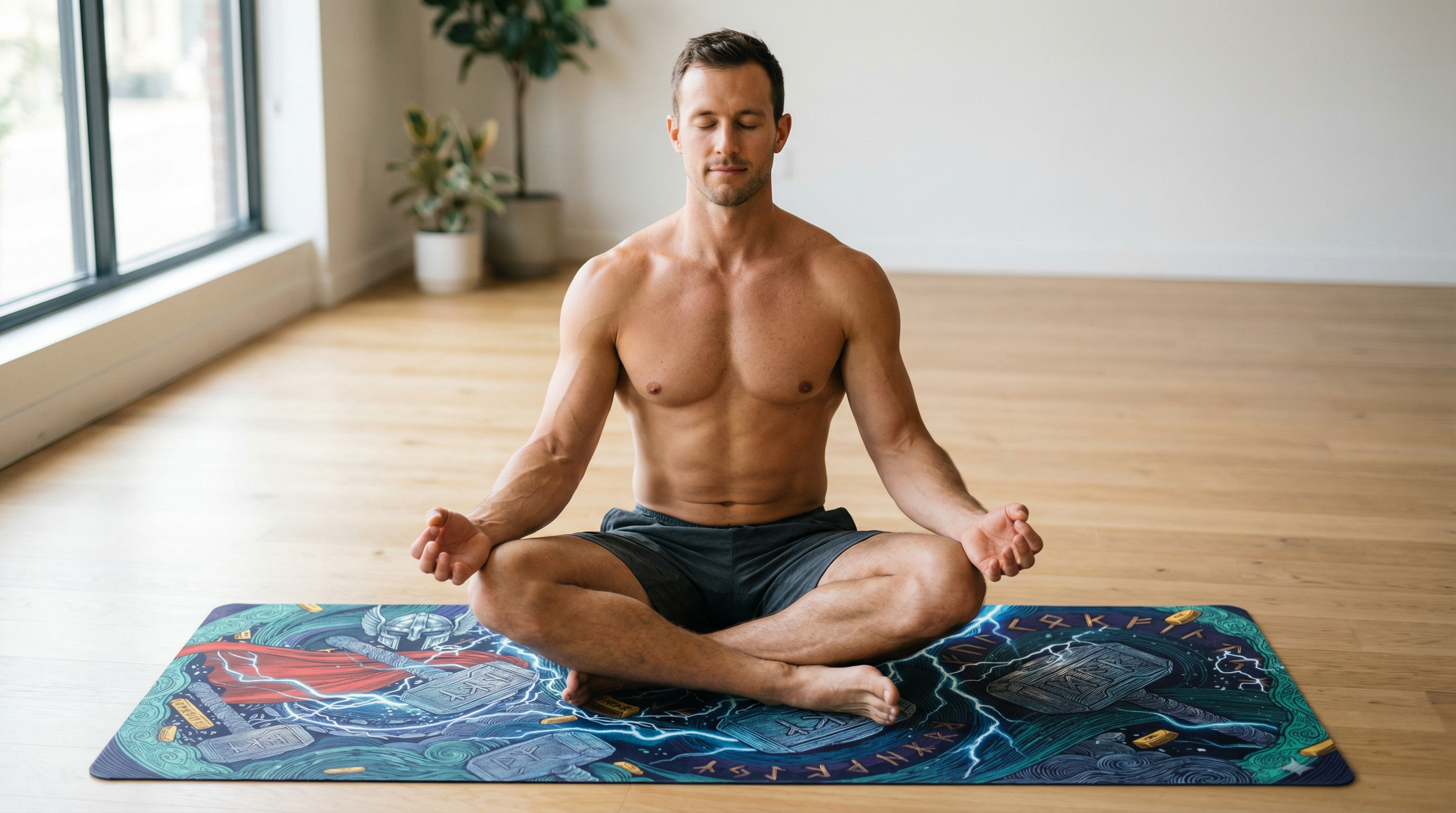 Thor: The Hammer Yoga Mat