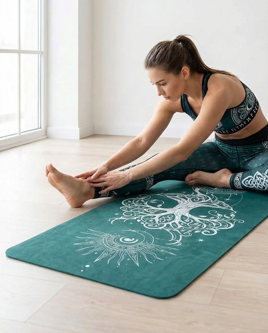 Viking Tree of Life: Professional World Tree Yoga Mat