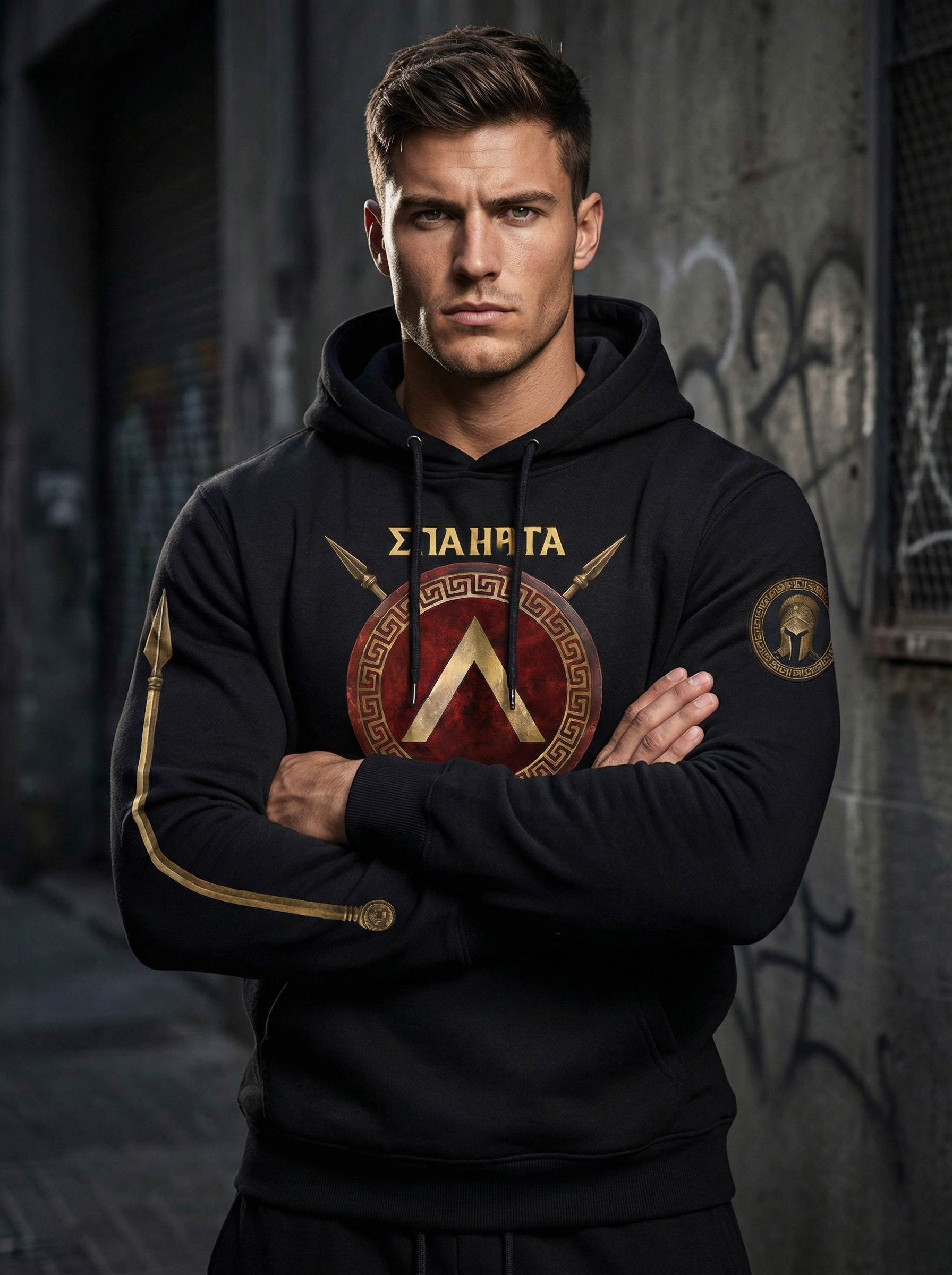 Spartan Legion: "Molon Labe" Heavyweight Hoodie