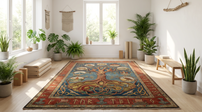 Yggdrasil World Tree Viking Rug