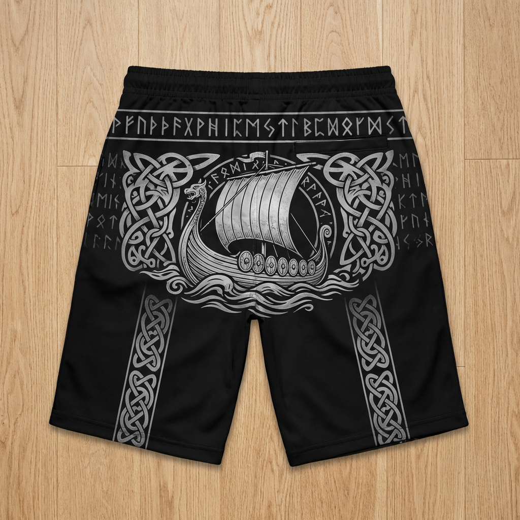 Viking Element Heavyweight Drawstring Shorts