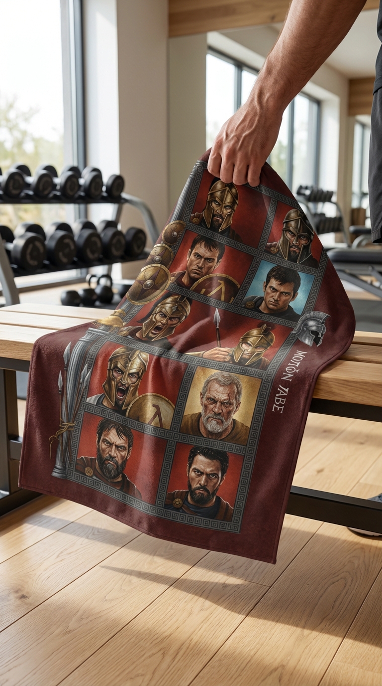 Spartan Valor Bath Towel