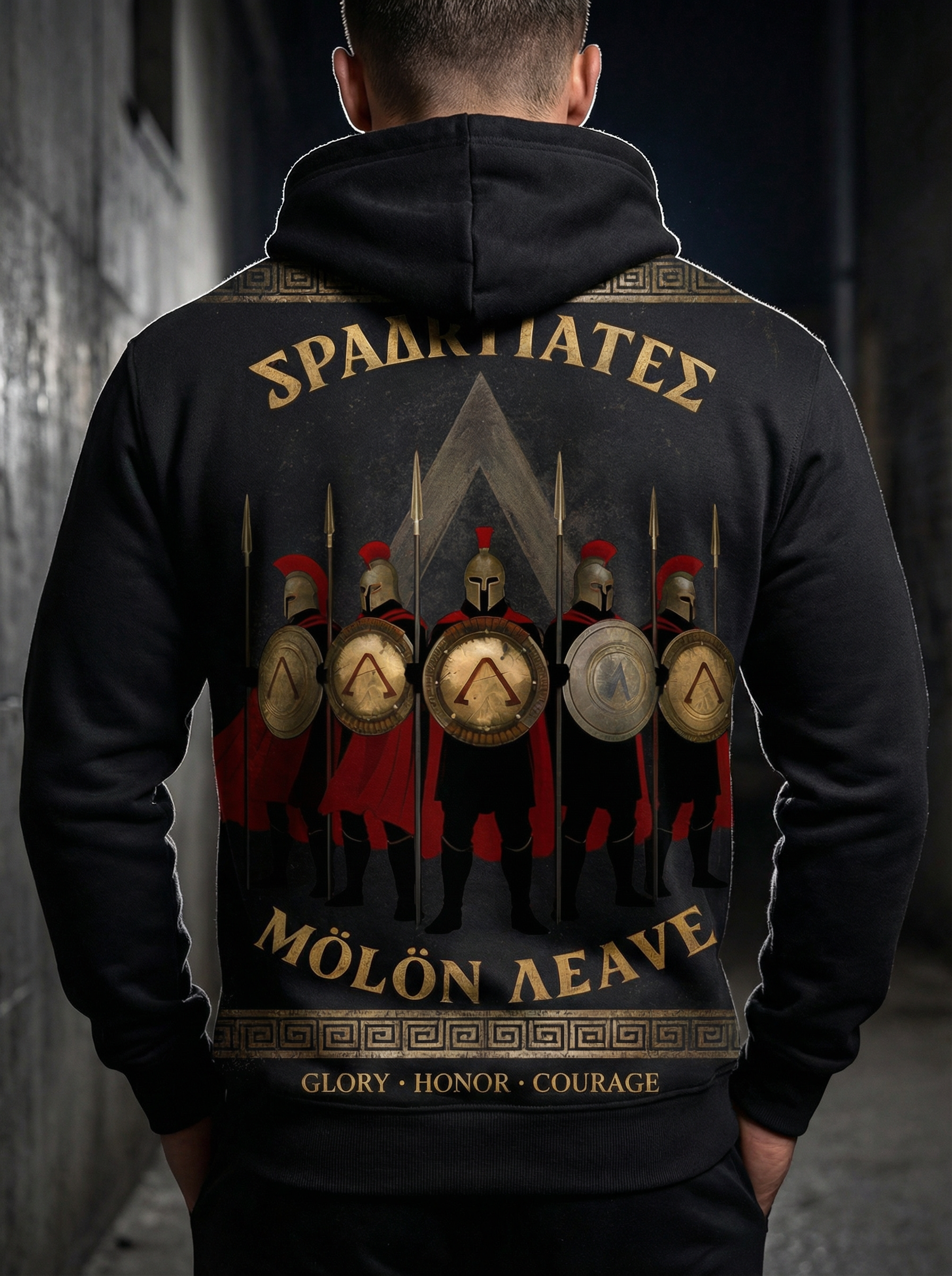 Spartan Legion: "Molon Labe" Heavyweight Hoodie