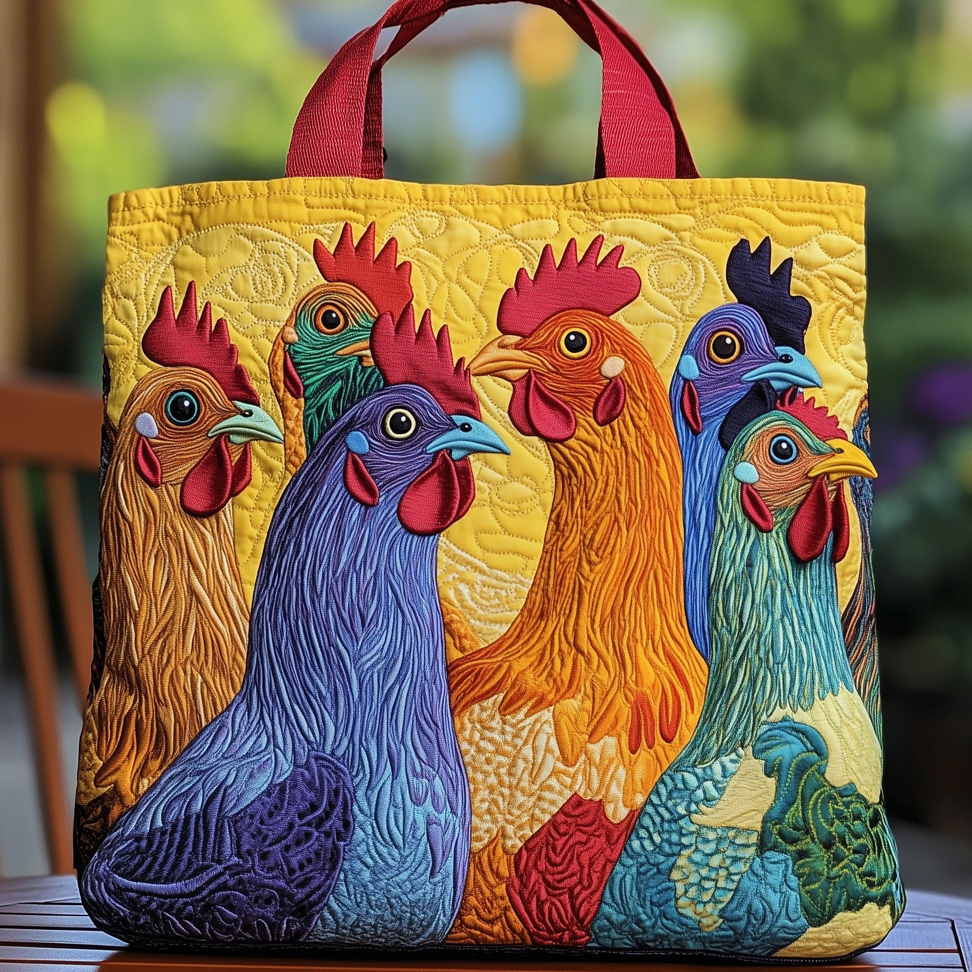 🐥Chicken Quilted Tote Bag