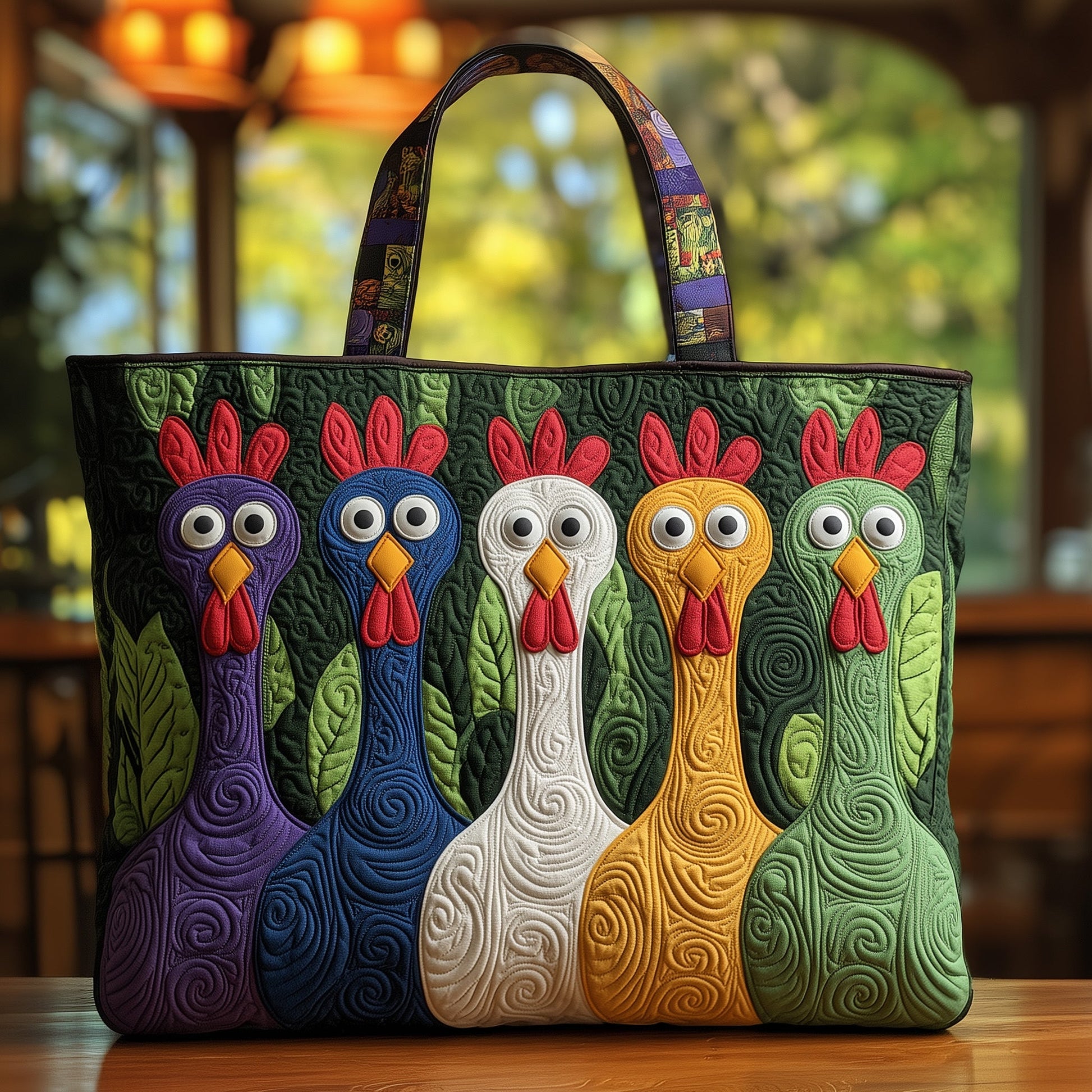 🐥Chicken Quilted Tote Bag
