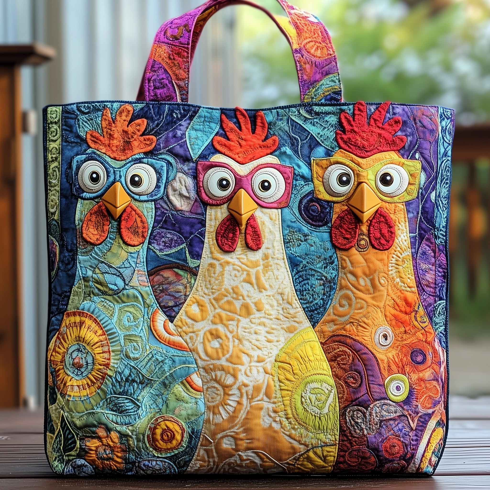 🐥Chicken Quilted Tote Bag