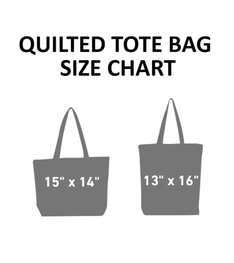 Book Shih Tzu Quilted Tote Bag