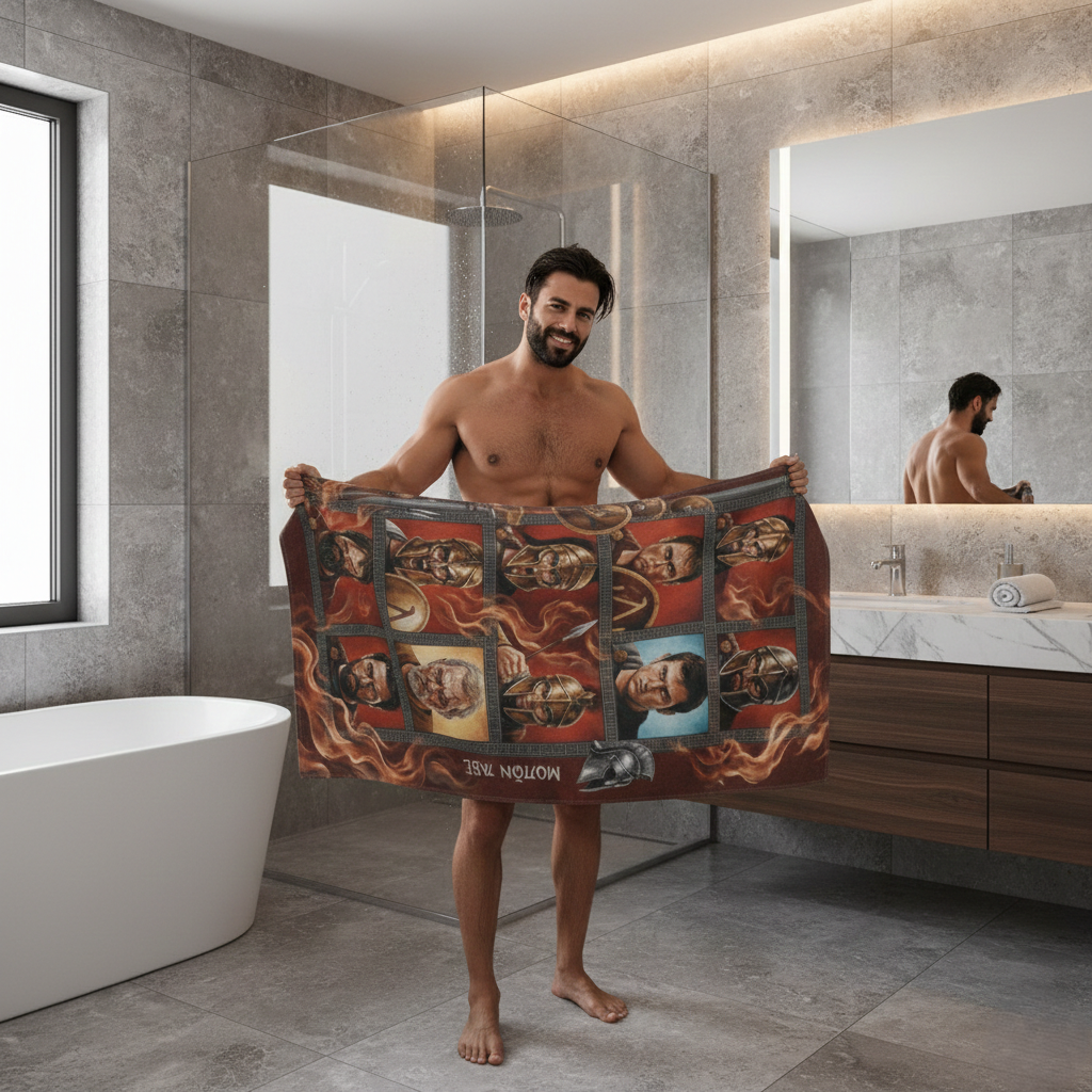 Spartan Valor Bath Towel