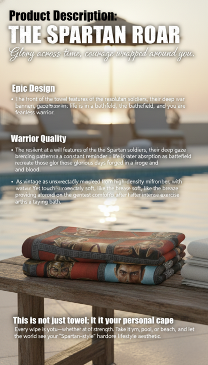 Spartan Valor Bath Towel