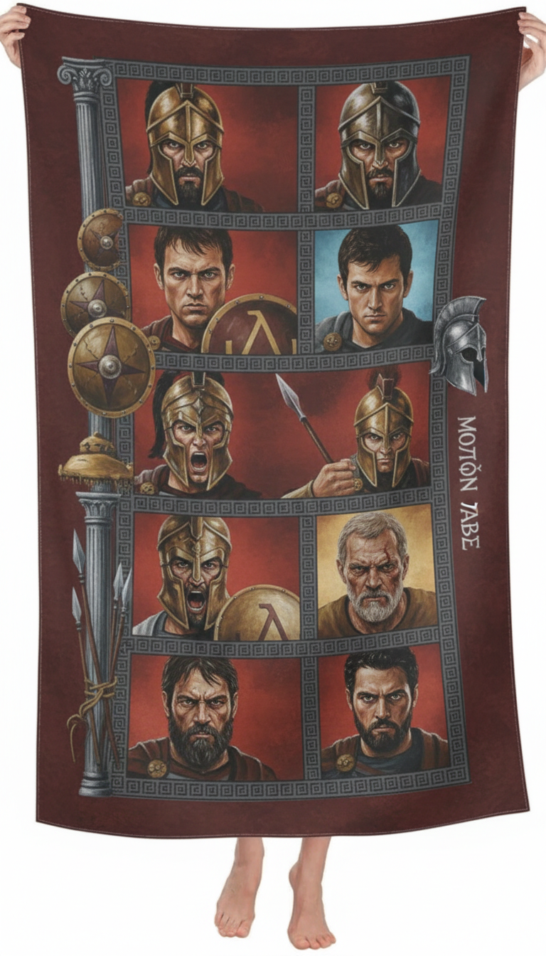 Spartan Valor Bath Towel