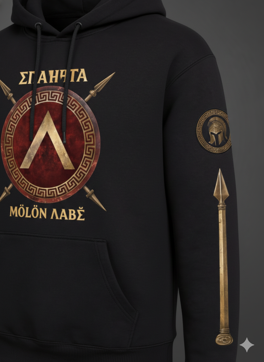 Spartan Legion: "Molon Labe" Heavyweight Hoodie