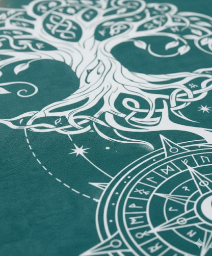 Viking Tree of Life: Professional World Tree Yoga Mat